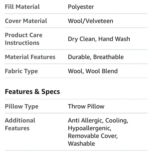 Chandler 4 corners wool hooked pillow with insert - Picture 11 of 12